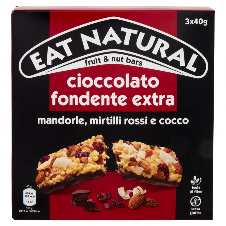 BARRETTE EAT NATURAL CIOCCOLATO FOND. GR.120