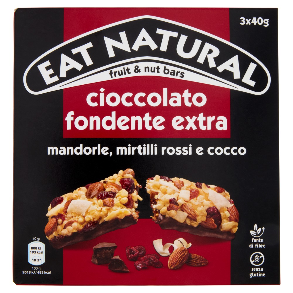 BARRETTE EAT NATURAL CIOCCOLATO FOND. GR.120