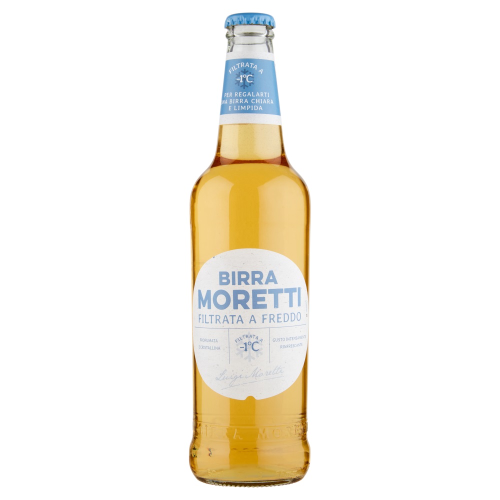 BIRRA MORETTI FILTRATA A FREDDO CL.50