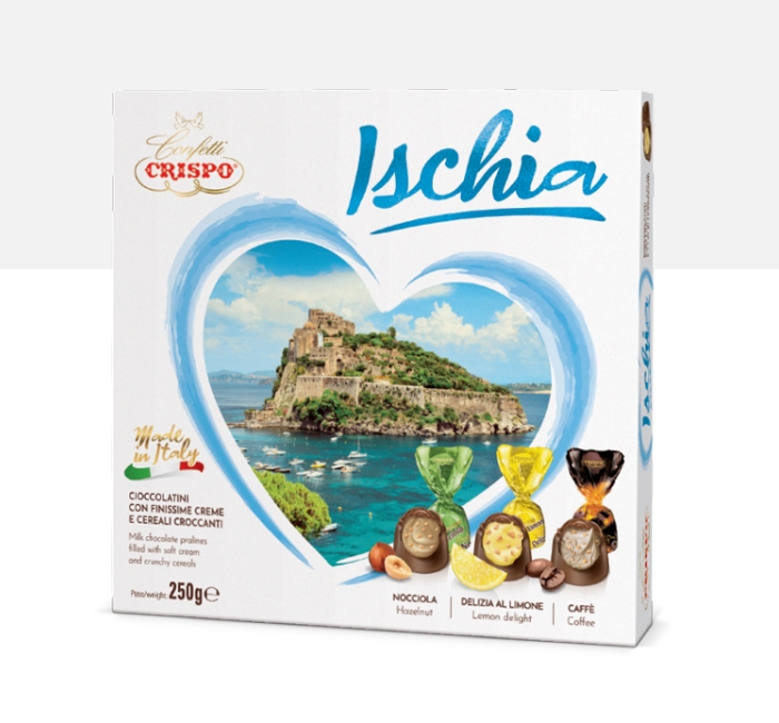 CRISPO CONFEZ.ISCHIA PRALINE GR.250 SCATOLA