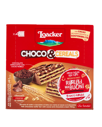 LOACKER CHOCO & CEREALS 4 X 25 G