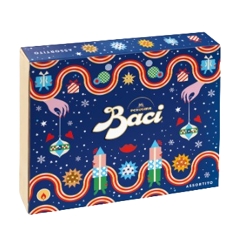 BACI PERUG.SCATOLA DESIGN ASSORTITA GR200         