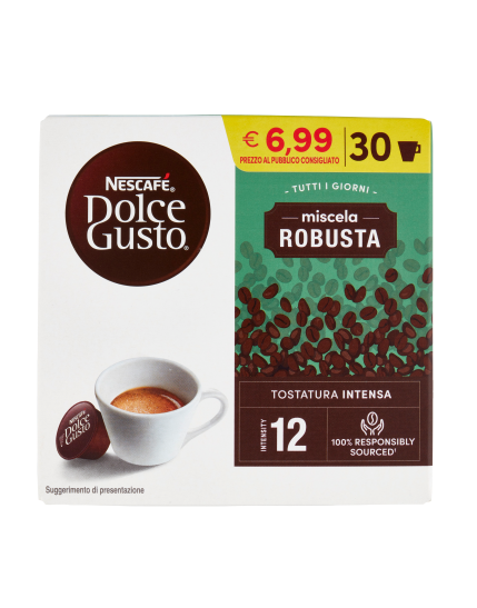 NESCAFE' DOLCEGUSTO ROBUSTA X30 CAPS T6,99 EXPOX42