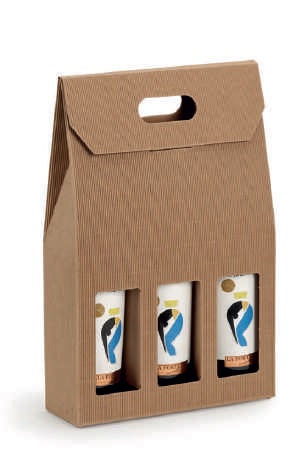 VALIGETTA P.BOTTIGLIE AVANA 3 BTG                 