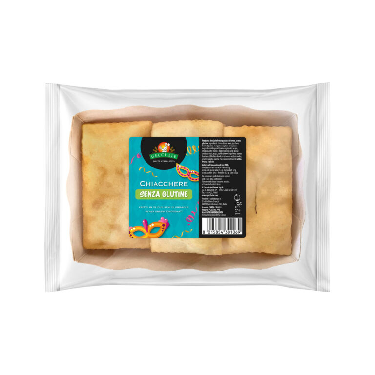 GECCHELE CHIACCHIERE SENZA GLUTINE 125 G
