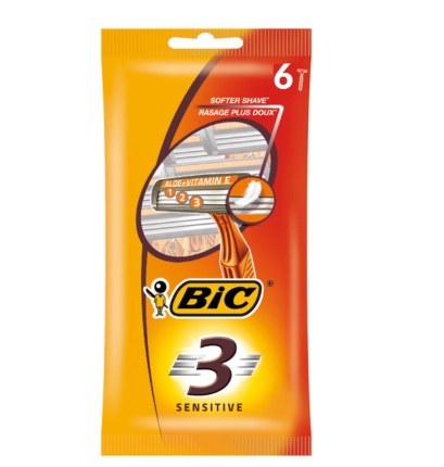 BIC RASOIO 3 SENSITIVE PZ.6