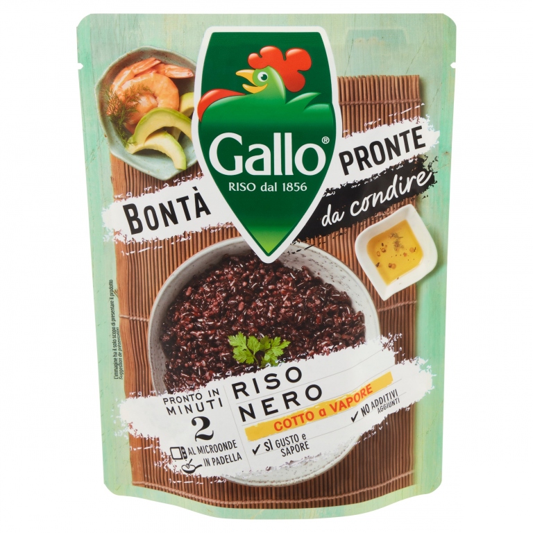 RISO GALLO BONTA'PRONTE RISO NERO GR.250          