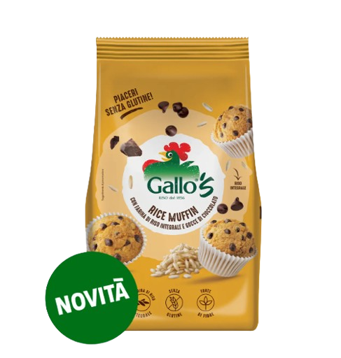 MUFFIN GALLO RISO INTEGR.&GOC.CIOCC.GR.200        