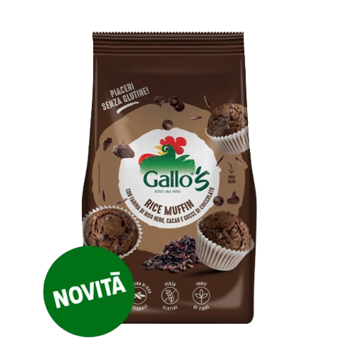 MUFFIN GALLO RISO NERO CACAO&GOC.CIOCC.GR.200     