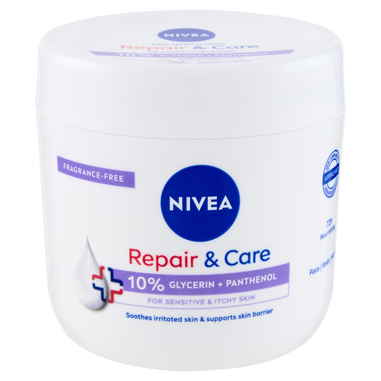 CREMA NIVEA REPAIR&CARE PELLI SENS.ML 400              CORPO MANI E VISO