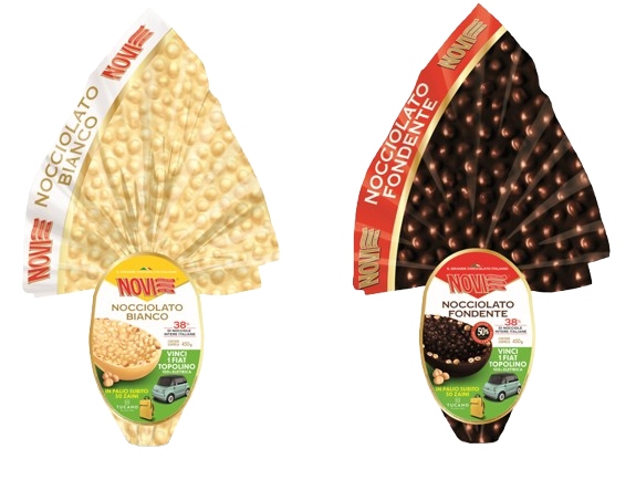 UOVO NOVI NOCCIOLATO BIANCO/FONDNERO GR.450       