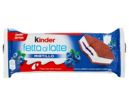 KINDER FETTA AL LATTE T5X8 MIRTILLO