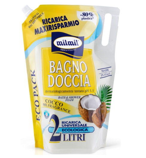 BAGNO SCHIUMA BUSTA MIL MIL COCCO LT 2