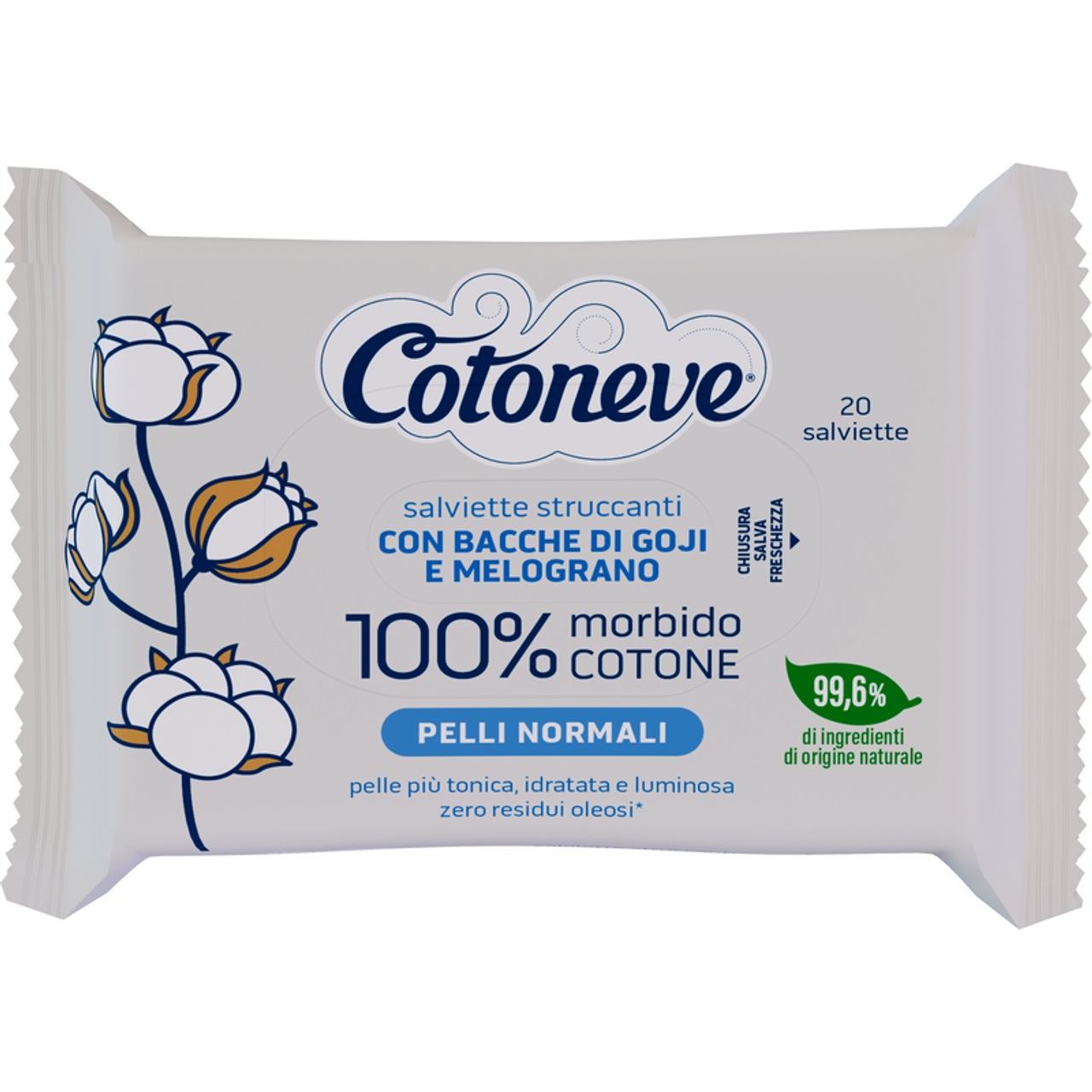 SALV.STRUCCANTI COTONEVE P.NORMALI PZ 20