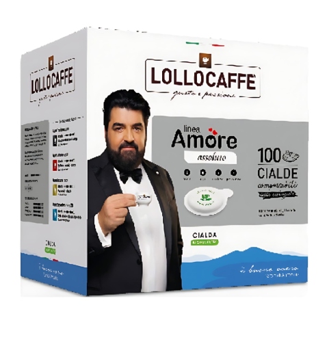 CAFFE' LOLLO CIALDA AMORE ASSOLUTO X100 PZ        
