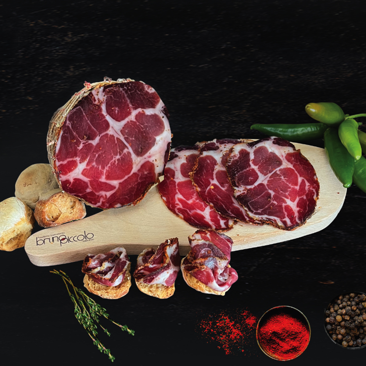 CAPICOLLO DI SUINO NERO D'ASPROMONTE BRUNO PICCOLO KG