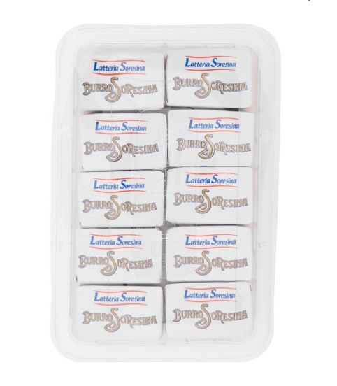 BURRO SORESINA PORZIONATO GR.125 (12,5X10)