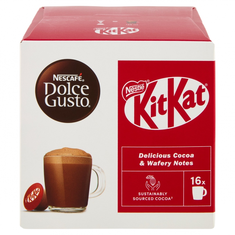 NESCAFE' DOLCEGUSTO KIT KAT 16 CAPS GR256         