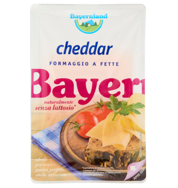 BAYERNLAND CHEDDAR SENZA LATTOSIO A FETTE 100 G