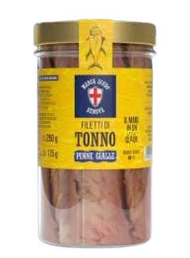 TONNO SCUDO FIL.O.SEMI YELLOWFIN GR250 VASO