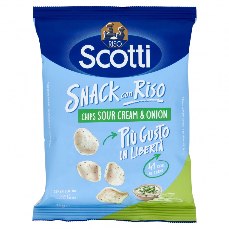 SCOTTI CHIPS SOUR CREAM & ONION GR.40             