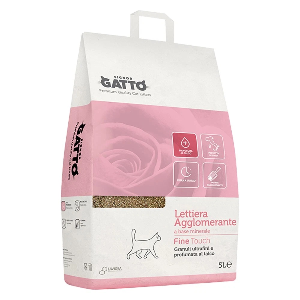 LETTIERA SIGNOR GATTO PROFUMATA AGGLOMERANTE LT.5