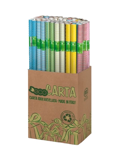 ROTOLO CARTA REGALO ECOCARTA MT 2X70 CM