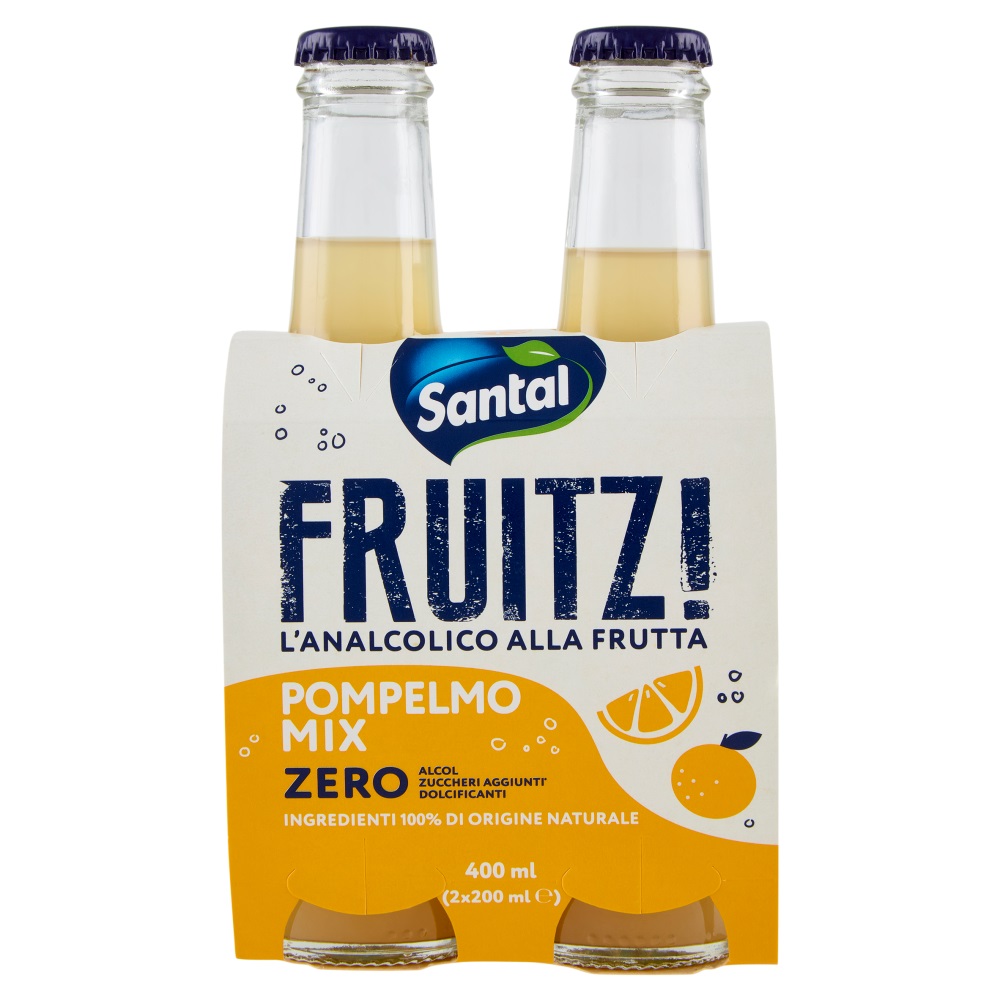 SANTAL FRUITZ POMPELMO MIX ML.200X2