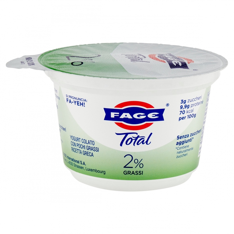 FAGE TOTAL 2% GRASSI 150 G