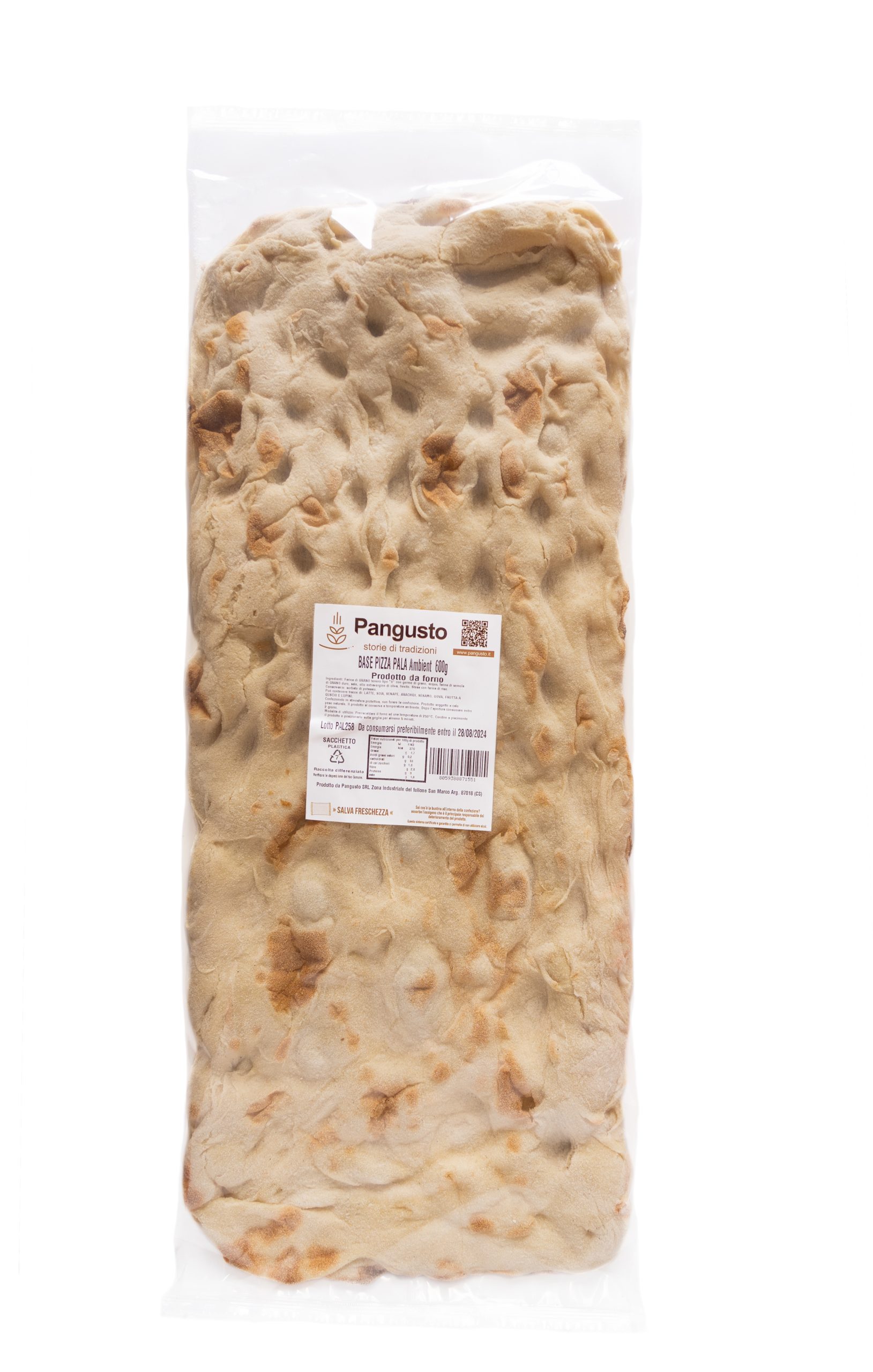 BASE PER PIZZA ALLA PALA 60X25 GR.600 LA STIZZA