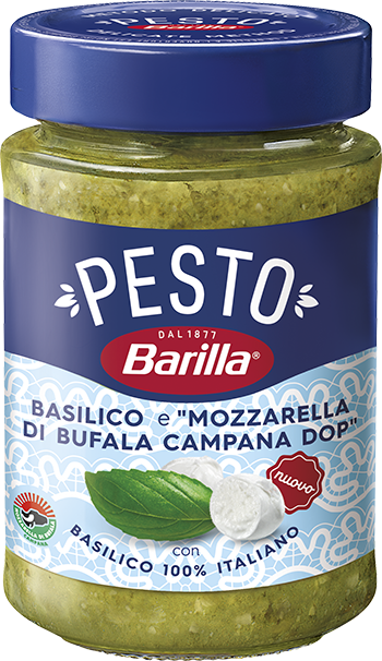 PESTO BASILICO MOZZARELLA BARILLA GR.190