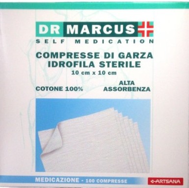GARZA STERILE DR.MARCUS CM10X10 4 BUSTE DA 25PZ
