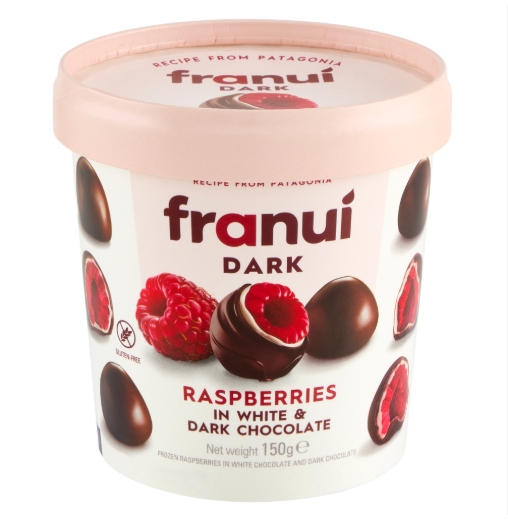 FRANUI'LAMPONI CIOCCOLATO BIANCO/FONDENTE G150    