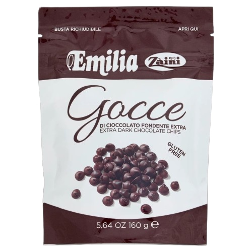 ZAINI EMILIA GOCCE DI CIOCCOLATO FONDENTE EXTRA 160 G