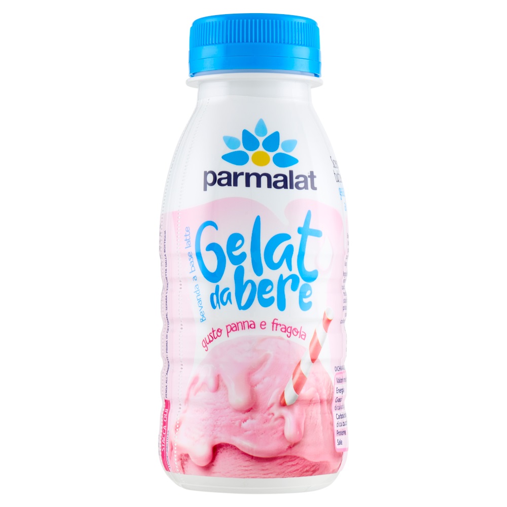 GELATO DA BERE PARMALAT PANNA E FRAGOLA ML.250