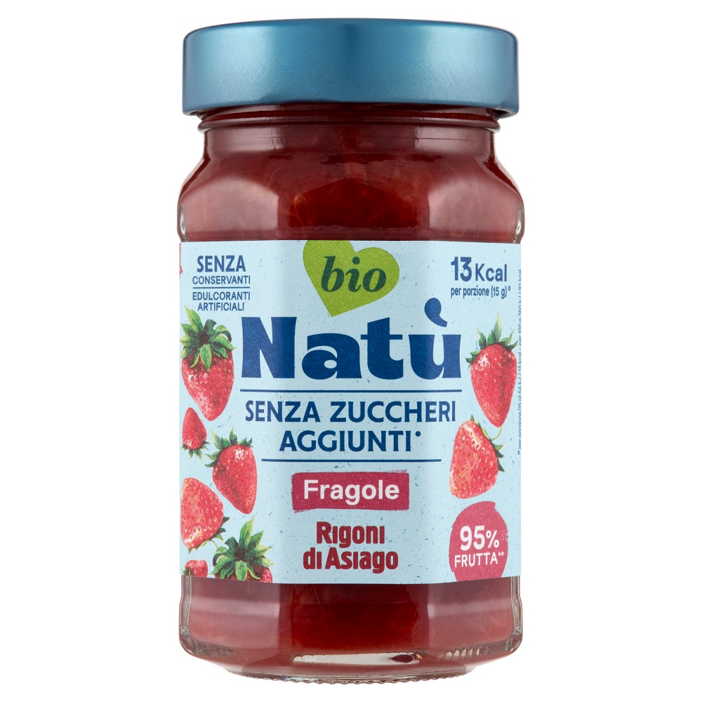 CONFETTURA RIGONI NATU' S/Z FRAGOLE BIO GR.240