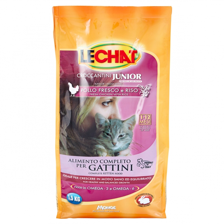 MONGE LECHAT KITTEN KG.1,5 CROCCANTINI