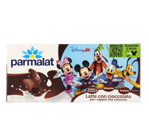 LATTE AL CACAO PARMALAT 3X200ML.DISNEY