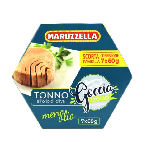 MARUZZELLA TONNO ALL'OLIO DI OLIVA 7 X 60 G