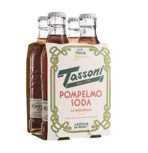 POMPELMO SODA BIO ROSA TASSONI ML.180X4