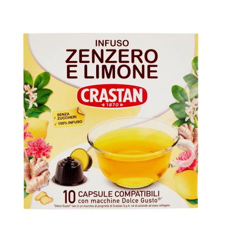 CRASTAN INFUSO ZENZERO/LIM.X10CAPS DOLCEGUSTO