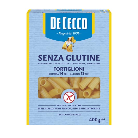 PASTA DE CECCO S/GLUT.TORTIGLIONI N.23 GR400      