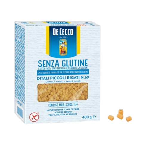 PASTA DE CECCO S/GLUT.DITALINI RIG.N.69 GR400     
