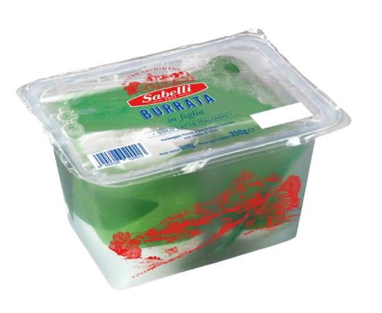 BURRATA IN FOGLIA SABELLI AL KG.