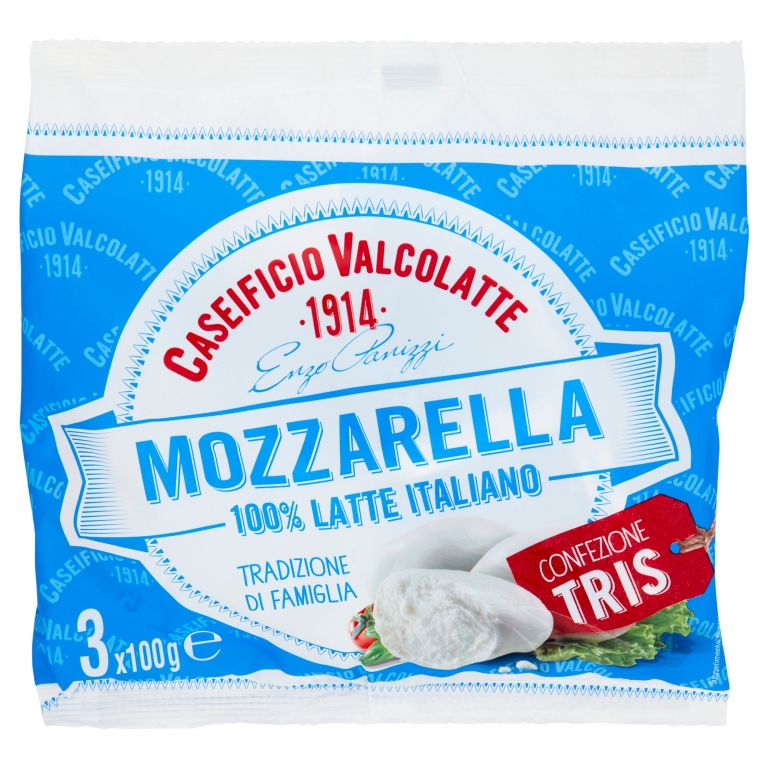 MOZZARELLA VALCOLATTE GR.100X3