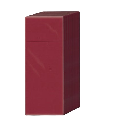 TOVAGLIOLI P/POSATE POCKET BORDEAUX PZ 50