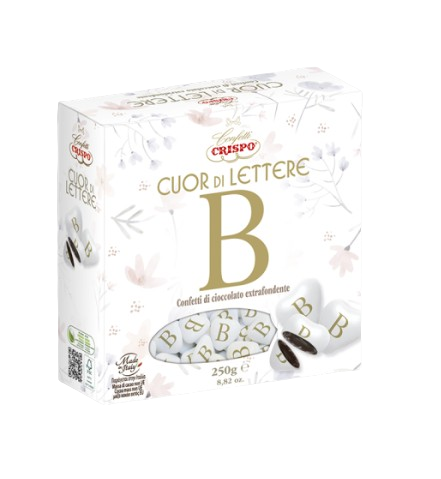 CONFETTI CRISPO CUOR DI LETTERA B GR250