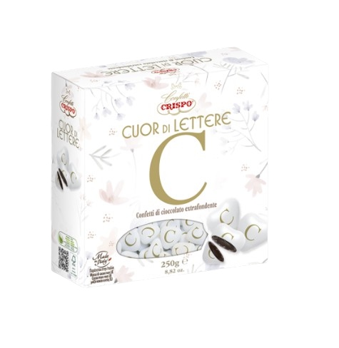 CONFETTI CRISPO CUOR DI LETTERA C  GR250          