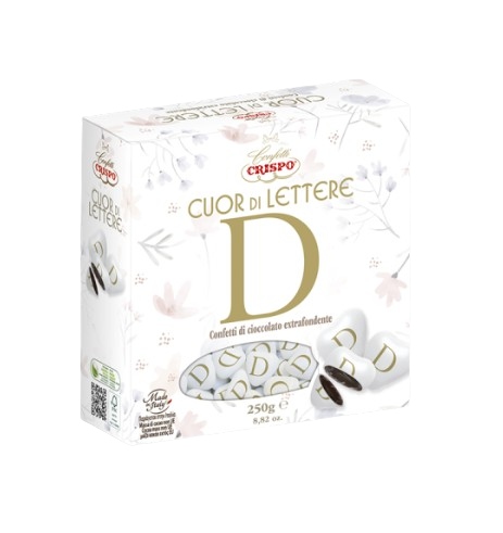 CONFETTI CRISPO CUOR DI LETTERA D  GR250          