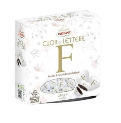 CONFETTI CRISPO CUOR DI LETTERA F  GR250          